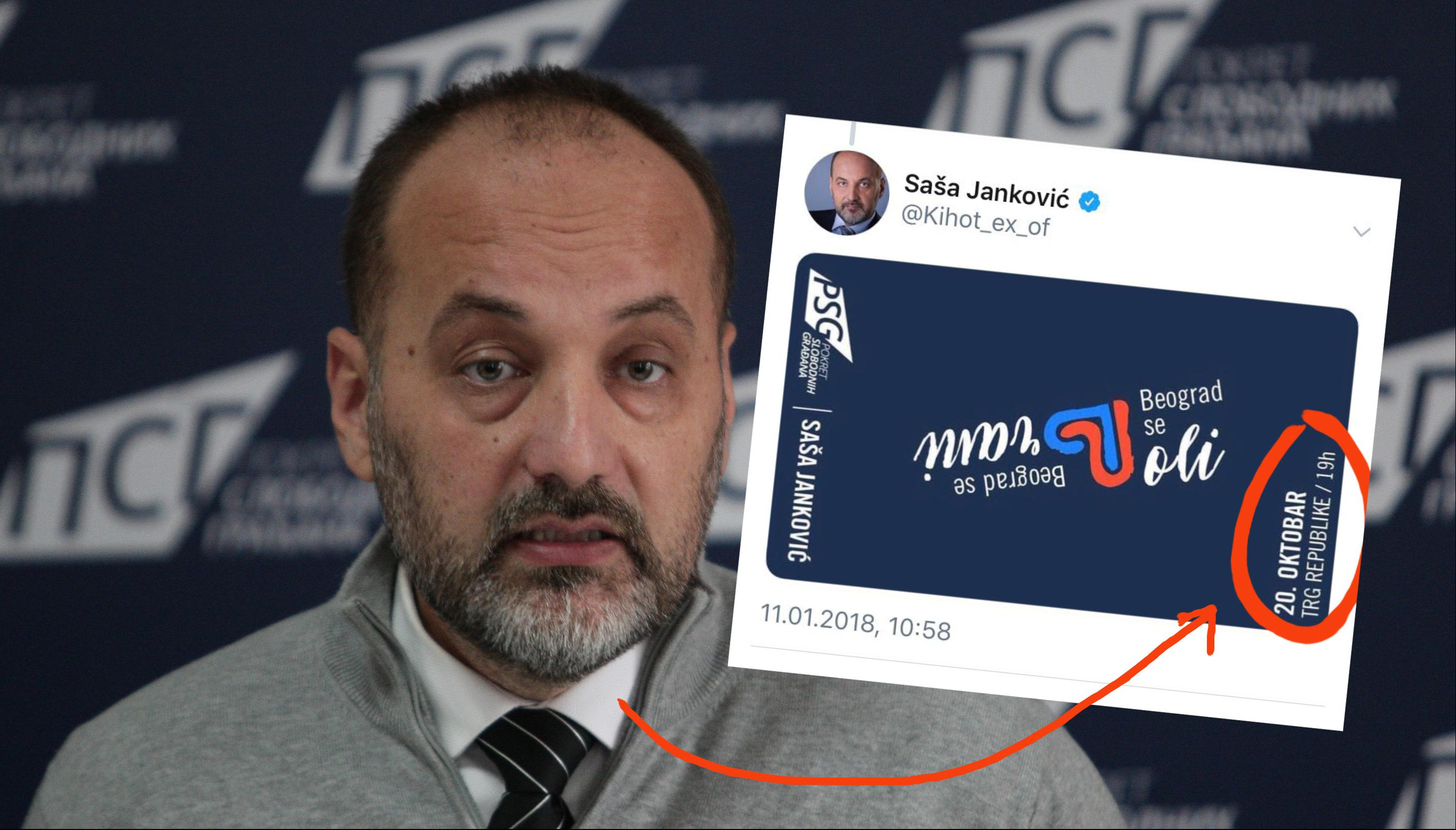 NEMOJ DA SE GRČIŠ, KUPI KALENDAR! Janković objavio izborni slogan PSG, ali promašio datum!